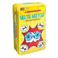 University Games Scholastic Math Match Dice And Card Game