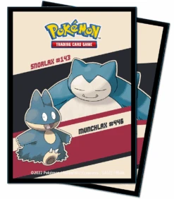 Ultra PRO Pokemon Card Protectors Snorlax And Munchlax (65)