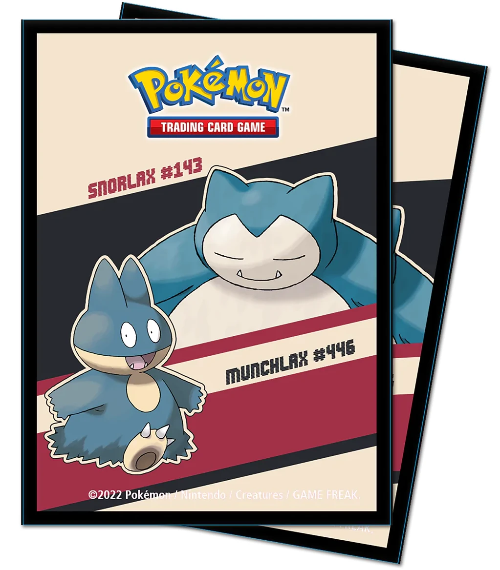 Ultra PRO Pokemon Card Protectors Snorlax And Munchlax (65) 3 Ultra PRO Pokemon Card Protectors Snorlax And Munchlax (65)
