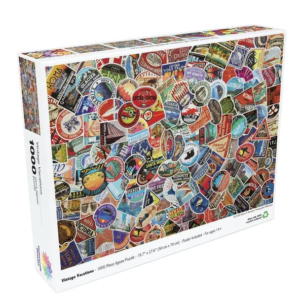 Puzzle 1000 Vintage Vacations 3 Puzzle 1000 Vintage Vacations