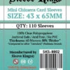 Sleeve Kings 8802 Mini Chimera 43mm X 65mm (110) 1 Sleeve Kings 8802 Mini Chimera 43mm X 65mm (110) -Board Games Shop 526c3ccf0b895f7d977215f4e23871a9cb00f119