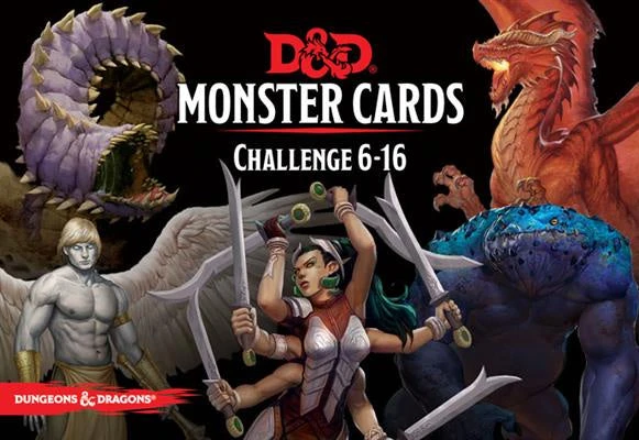 Dungeons And Dragons 5th Edition Monster Cards Challenge Level 06 - 16 3 Dungeons And Dragons 5th Edition Monster Cards Challenge Level 06 - 16