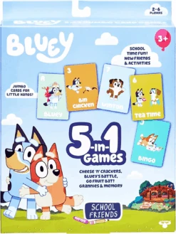Bluey 5 In 1 Games