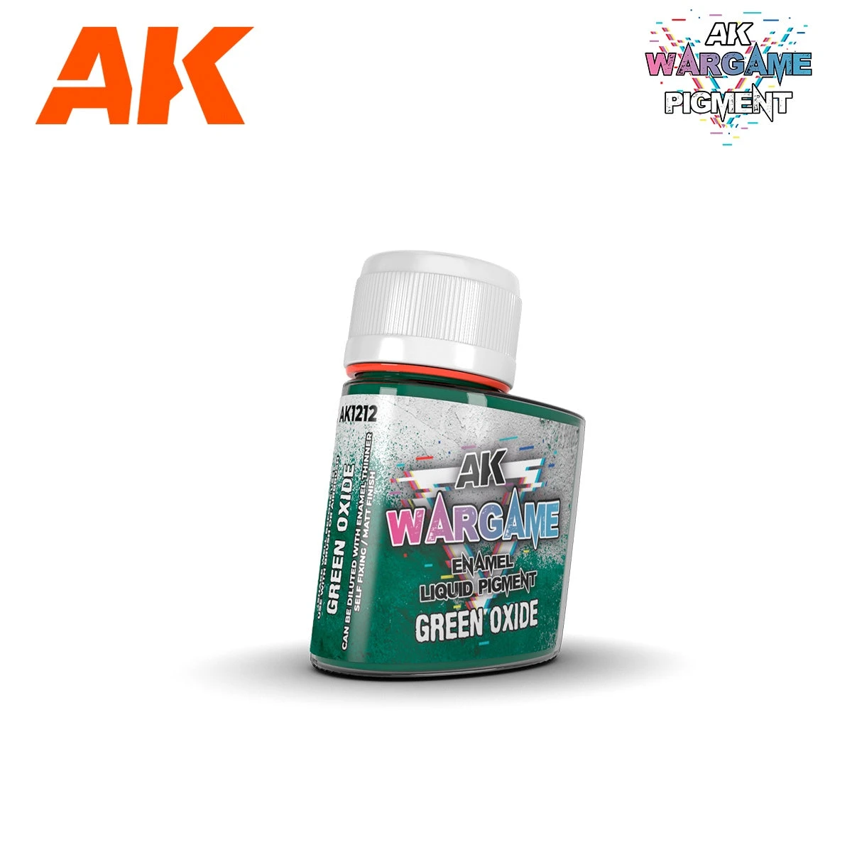 AK Interactive Wargame Enamel Liquid Pigments Green Oxide(35ml) 3 AK Interactive Wargame Enamel Liquid Pigments Green Oxide(35ml)