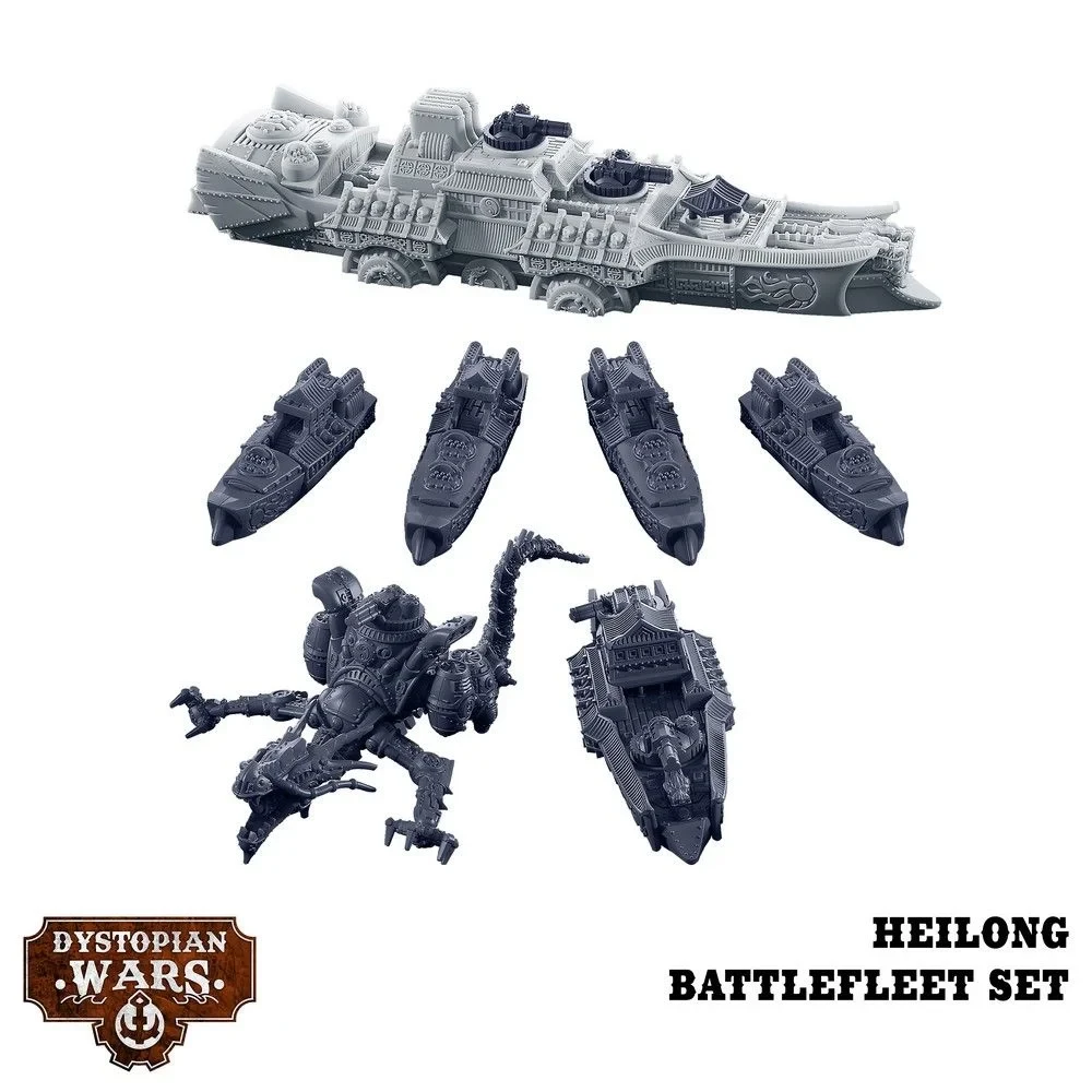 Dystopian Wars The Celestian Empire Heilong Battlefleet 4 Dystopian Wars The Celestian Empire Heilong Battlefleet - Image 2