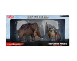 Dungeons And Dragons Fantasy Miniatures Icons Of The Realms Set 19 Snowbound Frost Giant W/Mammoth