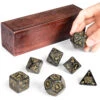 Wiz Dice Titan Dice Nyx Smoke W/Gold 2 Wiz Dice Titan Dice Nyx Smoke W/Gold -Board Games Shop GDIC 2502 alt 01