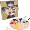 Chinese Checkers All Natural Wood Board With Wooden Marbles -Board Games Shop GGAM 701 alt 16