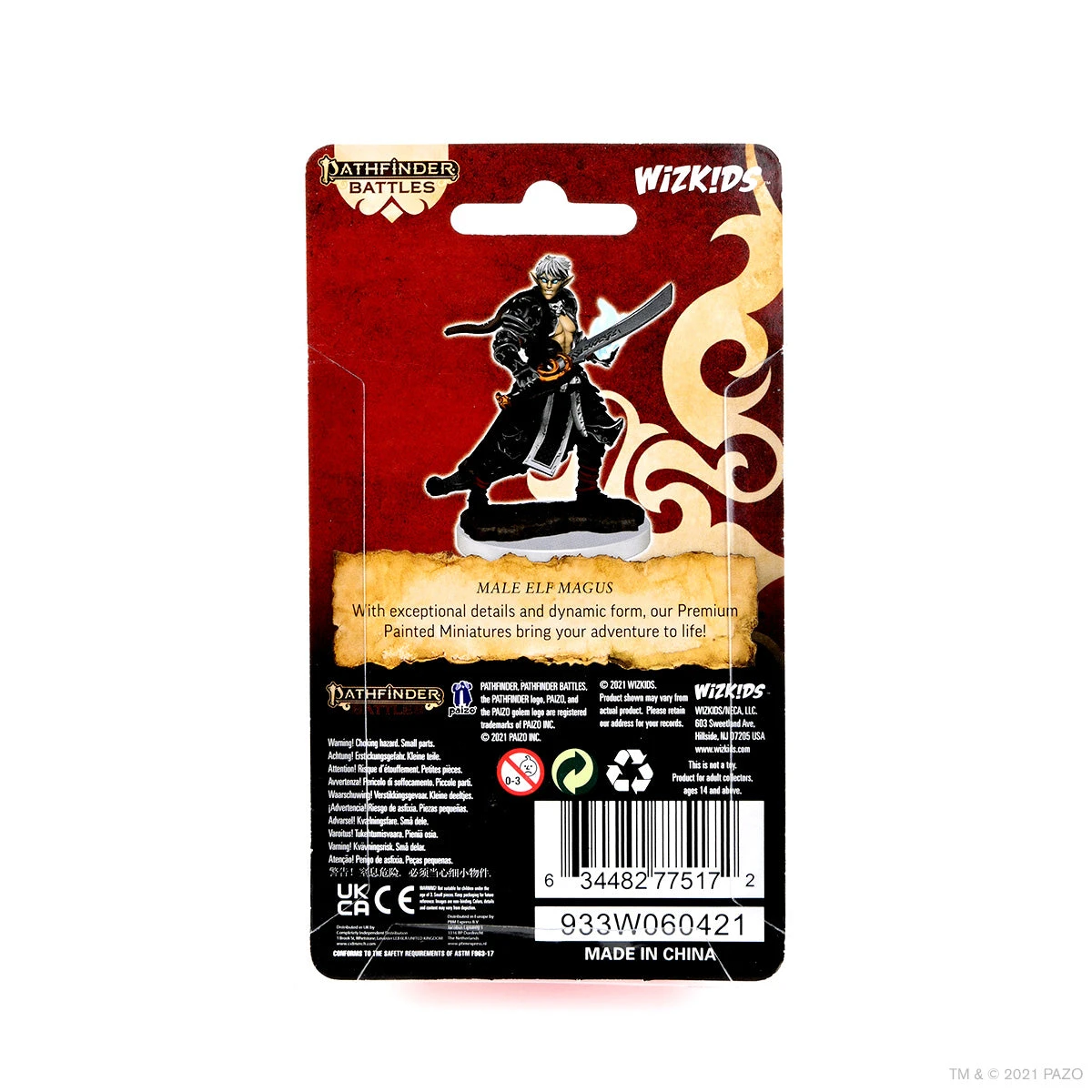 Pathfinder Battles Deep Cuts Miniatures Premium Figure Wave 03 Elf Magus Male 4 Pathfinder Battles Deep Cuts Miniatures Premium Figure Wave 03 Elf Magus Male - Image 2