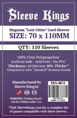 Sleeve Kings 8813 Lost Cities 70mm X 110mm (110)