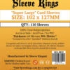 Sleeve Kings 8820 Super Large 102mm X 127mm (110) 2 Sleeve Kings 8820 Super Large 102mm X 127mm (110) -Board Games Shop a6602ba03a6f5e410ff4e20b5a310cfa7d85894e
