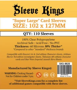 Sleeve Kings 8820 Super Large 102mm X 127mm (110)