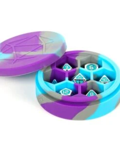 MDG Silicon Dice Tray -Board Games Shop blue green purple
