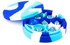 MDG Silicon Dice Tray -Board Games Shop blue white