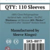 Sleeve Kings 8817 Space Base Sleeves 40mm X 89mm (110) 2 Sleeve Kings 8817 Space Base Sleeves 40mm X 89mm (110) -Board Games Shop d77f23b7017fb8b9381a2eaacc470236f5b1cf71