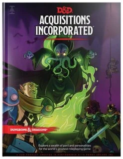 Wizards Of The Coast Dungeons And Dragons 5th Edition Sourcebook Acquisitions Incorporated