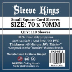 Sleeve Kings 8812 Square SM 70mm X 70mm (110)