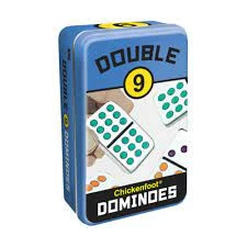 University Games Dominoes Double 9 Chickenfoot In Tin