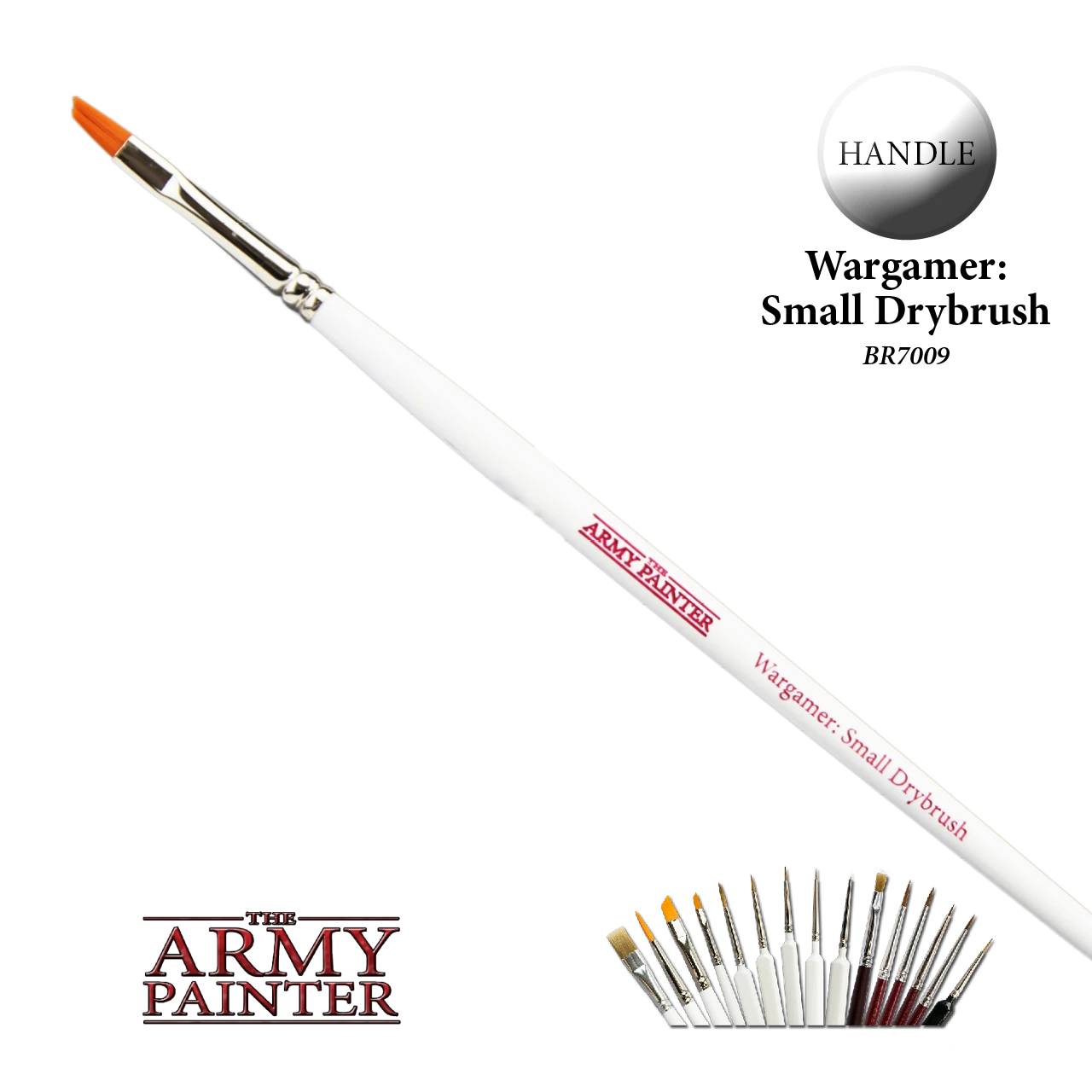 Army Painter Brush Wargamer 7009 Drybrush Small 3 Army Painter Brush Wargamer 7009 Drybrush Small