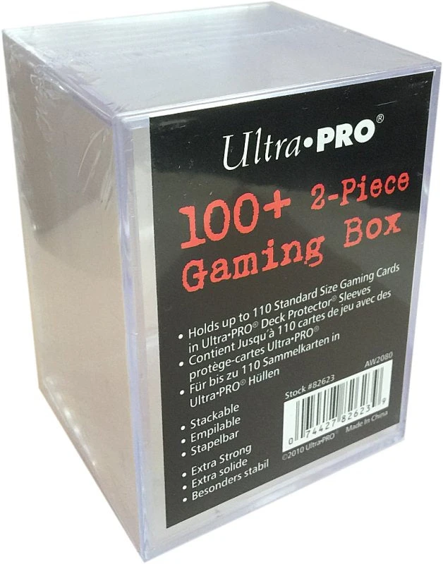 Ultra PRO Card Box Acrylic 100+Qty Gaming 3 Ultra PRO Card Box Acrylic 100+Qty Gaming