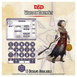 Dungeons And Dragons 5th Edition Token Set Warlock