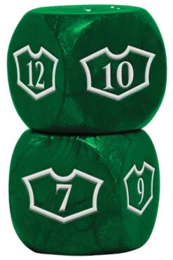 Ultra Pro Magic The Gathering Deluxe Loyality Dice 12 Ultra Pro Magic The Gathering Deluxe Loyality Dice -Board Games Shop green