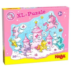 Haba Puzzle Tykes 20 Unicorn Glitterluck In The Clouds