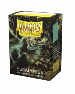 Dragon Shield Card Protectors Standard Dual Matte (100) -Board Games Shop matte dual eucalyptus