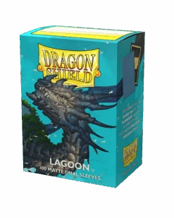 Dragon Shield Card Protectors Standard Dual Matte (100) -Board Games Shop matte dual lagoon