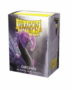 Dragon Shield Card Protectors Standard Dual Matte (100) -Board Games Shop matte dual orchid