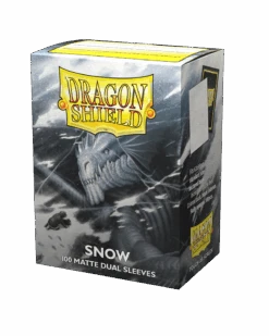 Dragon Shield Card Protectors Standard Dual Matte (100) -Board Games Shop matte dual snow
