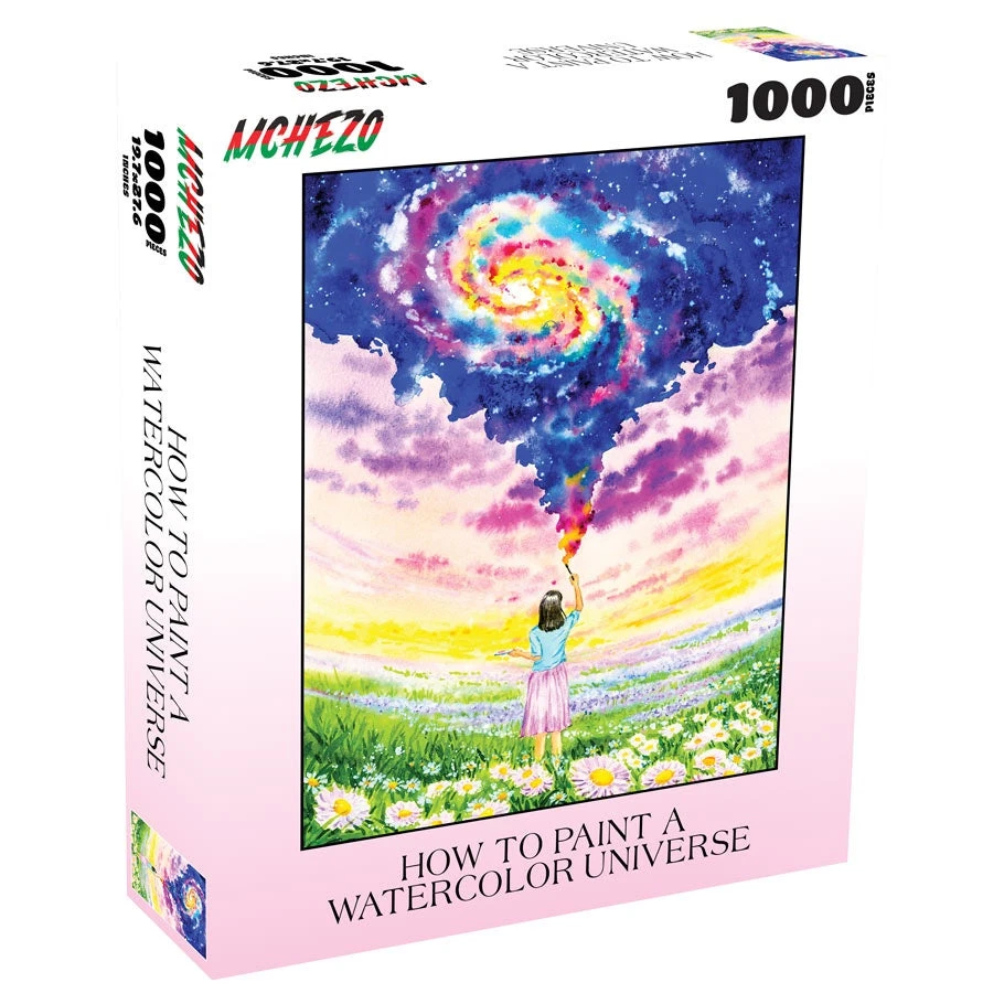 Puzzle 1000 How To Paint A Watercolor Universe 3 Puzzle 1000 How To Paint A Watercolor Universe