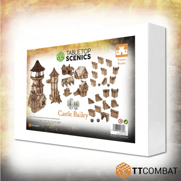TT Combat Tabletop Scenics Castle Bailey Bundle 3 TT Combat Tabletop Scenics Castle Bailey Bundle