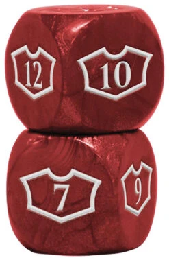 Ultra Pro Magic The Gathering Deluxe Loyality Dice 11 Ultra Pro Magic The Gathering Deluxe Loyality Dice -Board Games Shop red