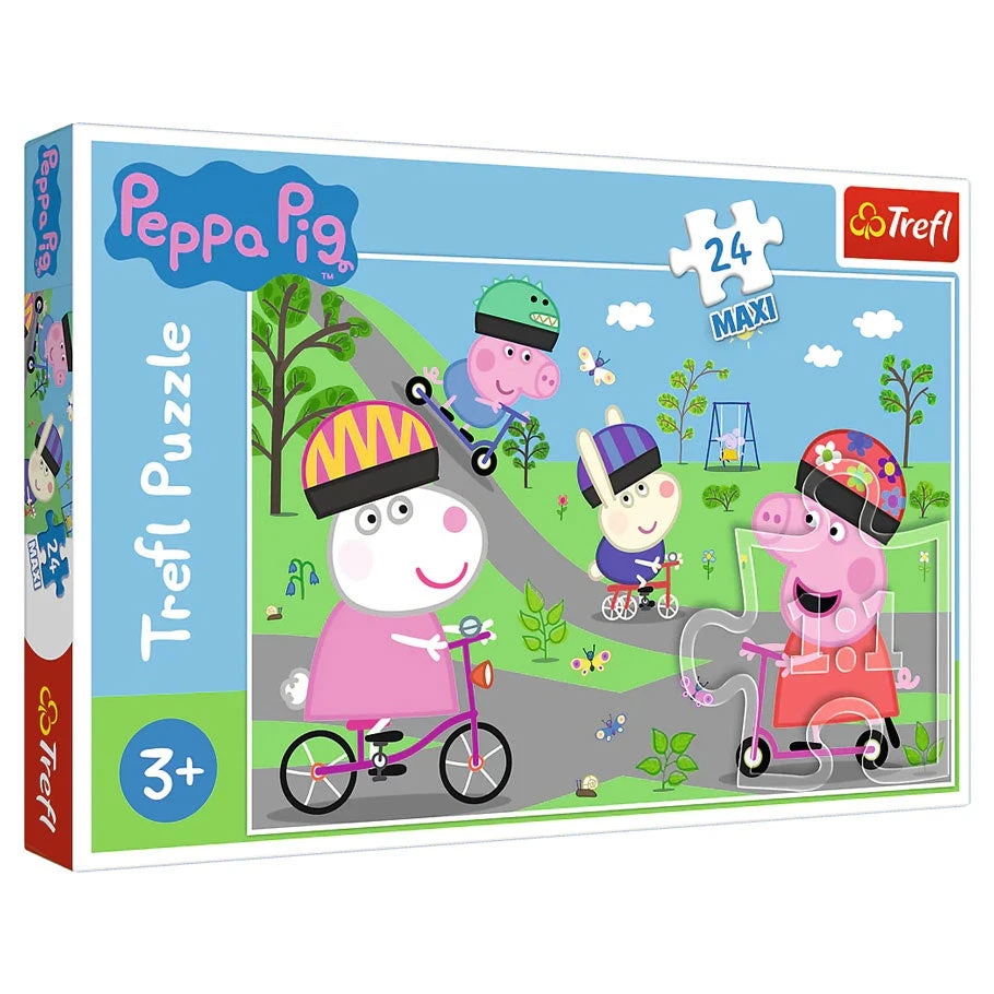 Trefl Puzzle Baby Peppa Pig 24 Piece Maxi Active Day 3 Trefl Puzzle Baby Peppa Pig 24 Piece Maxi Active Day
