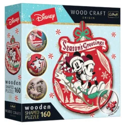Trefl Puzzle Wooden Shaped 160 Disney Season's Greetings
