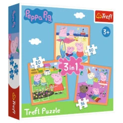 Trefl Puzzle Baby Peppa Pig Inventive 3in1 20/36/50 Piece