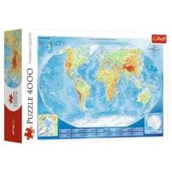 Trefl Puzzle 4000 Large Map Of The World