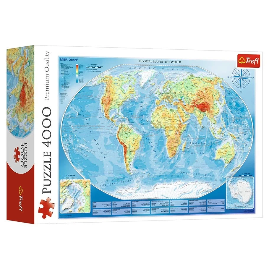 Trefl Puzzle 4000 Large Map Of The World 3 Trefl Puzzle 4000 Large Map Of The World